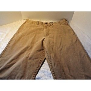 Timberland Men's 36x32  Khaki Chino Pants Tan  Cotton Twill